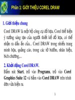 Bài giảng Corel Draw - Phần 1: Giới thiệu Corel Draw