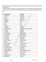 đại số tuyến tính lê xuân đại các khái niệm cua đại số tuyến tính bang tieng anh sinhvienzone com 