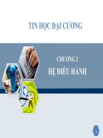 Bài giảng Tin học đại cương - Chương 2: Hệ điều hành