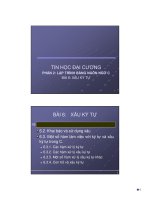 Bài giảng Tin học đại cương Phần 2: Bài 6 - Nguyễn Hữu Nam Dương