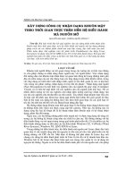 Xây dựng công cụ nhận dạng khuôn mặt theo thời gian thực hiện trên nền hệ điều hành mã nguồn mỡ