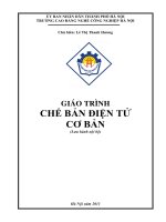 Giáo trình Chế bản điện tử cơ bản -  Lê Thị Thanh Hương (Chủ biên)