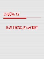 Bài giảng Thiết kế Web: Chương 15 - Từ Thị Xuân Hiền