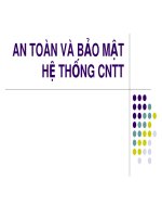 Bài giảng An toàn và bảo mật hệ thống công nghệ thông tin - Chương 0: Giới thiệu