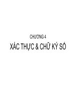 Bài giảng An ninh mạng: Chương 4 - ThS. Trần Bá Nhiệm