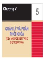 Bài giảng Nhập môn an toàn hệ thống thông tin: Chương 5 - Trần Thị Kim Chi