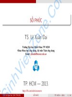 đại số tuyến tính lê xuân đại 1 số phức sinhvienzone com 