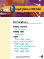 Lecture Introduction to desktop publishing with digital graphics: Chapter 6 - Kevin Niemeyer