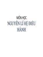 Bài giảng môn học Nguyên lý hệ điều hành: Chương 1 – Đỗ Văn Uy