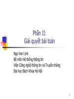 Bài giảng Tin học căn bản (Phần 2): Chương 1 - Nguyễn Hồng Phương