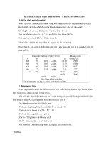 Bài giảng Xử lý dữ liệu trong sinh học với phần mềm Excel - Bài 5: Kiểm định một phân phối và bảng tương liên