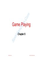 trí tuệ nhân tạo cao hoàng trứ chương ter8 game playing sinhvienzone com 