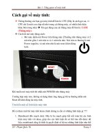 Bài 1: Tổng quan về máy tính - Phạm Quốc Tú