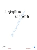 luận lý toán học nguyễn thanh sơn logic feb2010 4sv ngữ nghĩa cua luận lý mệnh đề sinhvienzone com 