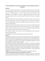 Mối quan hệ giữa đầu tư trực tiếp của trung quốc với quan hệ thương mại việt nam