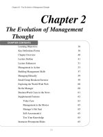 Test bank   solution manual of  CH02 the evolution of management thought (1) 