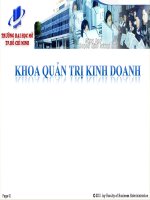 Bài giảng Quản trị Nhân lực