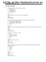 Test bank for physics for the life sciences, 2nd edition 
