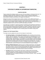 Test bank   solution manual of  CH02 strategies planning in contemporary marketing (2) 