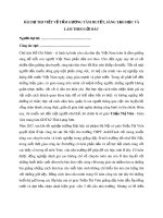 Bài dự thi viết về tấm gương tâm huyết, sáng tạo học và làm theo lời Bác