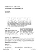 Mô hình bán lẻ sách điện tử - Nghiên cứu trường hợp waka.vn