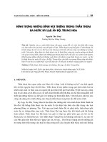 Hình tượng những đỉnh núi thiêng trong thần thoại ba nước Hy Lạp, Ấn Độ, Trung Hoa