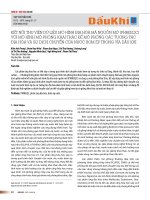 Kết nối thư viện dữ liệu mô hình địa hóa mã nguồn mở (PHREEQC) với mô hình mô phỏng khai thác để mô phỏng các tương tác địa hóa và sự dịch chuyển của nước bơm ép trong vỉa dầu khí