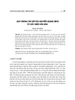 Ngư Phong thi tập của Nguyễn Quang Bích từ góc nhìn văn hóa