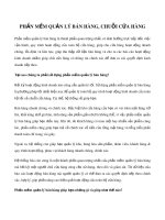 Phần mềm quản lý bán hàng, chuỗi cửa hàng