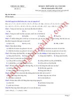 Đề thi thử THPT QG 2020   hóa học   gv lê phạm thành   đề 12   có lời giải