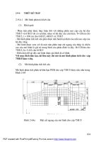 THIẾT KẾ THÁP, MÔ HÌNH PHÂN TÍCH KẾT CẤU