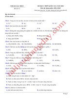 Đề thi thử THPT QG 2020   hóa học   gv lê phạm thành   đề 15   có lời giải