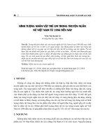Hình tượng nhân vật trẻ em trong truyện ngắn nữ Việt Nam từ 1986 đến nay
