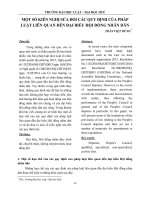 Một số kiến nghị sửa đổi các quy định của pháp luật liên quan đến đại biểu hội đồng nhân dân