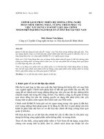 Chính sách phát triển hệ thống công nghệ phần mềm thống nhất, tương thích phục vụ việc xây dựng cơ sở dữ liệu địa chính nhằm hiện đại hóa ngành quản lý đất đai tại Việt Nam