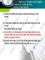 Bài giảng Pháp luật đất đai – môi trường: Chương 2 - Pháp luật về kiểm soát ô nhiễm, suy thoái, sự cố môi trường - Đánh giá môi trường