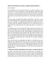 Một số vấn đề về giáo dục quyền con người ở Việt Nam hiện nay