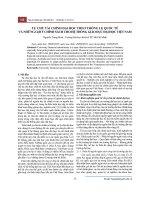 Tự chủ tài chính đại học theo thông lệ quốc tế và những gợi ý chính sách cho hệ thống giáo dục đại học Việt Nam