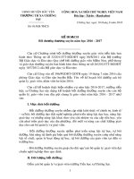 Kế hoạch Số: 01/KH-THCS năm 2016