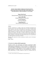 Policy solutions to build up excellence organizations for scientific research and technological development activities