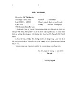 luận văn thạc sĩ hoàn thiện chính sách đãi ngộ tài chính của công ty CP sông hồng số 8 