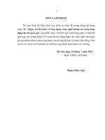 luận văn thạc sĩ quản lý nhà nước về ứng dụng công nghệ thông tin trong hoạt động dự trữ quốc gia 