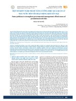 Một số kiến nghị nhằm tăng cường hiệu quả quản lý Nhà nước đối với hoạt động khuyến mại