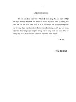 luận văn thạc sĩ quản lý hoạt động thu bảo hiểm xã hội bắt buộc trên địa bàn tỉnh hà nam 