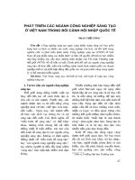 Phát triển các ngành công nghiệp sáng tạo ở Việt Nam trong bối cảnh hội nhập quốc tế