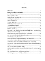luận văn thạc sĩ nghiên cứu những vấn đề cơ bản về hiệu quả kinh doanh, thực trạng cũng như giải pháp để nâng cao hiệu quả kinh doanh tại các doanh nghiệp thủy sản ở việt nam hiện nay 