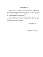 luận văn thạc sĩ phát triển tín dụng bán lẻ tại ngân hàng TMCP đầu tư và phát triển việt nam– chi nhánh đống đa 