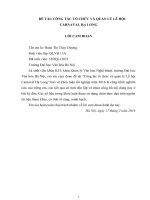 luận văn thạc sĩ công tác tổ chức và quản lý lễ hội carnaval hạ long 