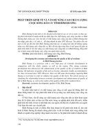 Phát triển kinh tế và vấn đề nâng cao chất lượng cuộc sống dân cư tỉnh Bình Dương