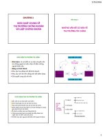 Bài giảng Luật chứng khoán: Chương 1 - Khái quát chung về thị trường chứng khoáng và luật chứng khoán